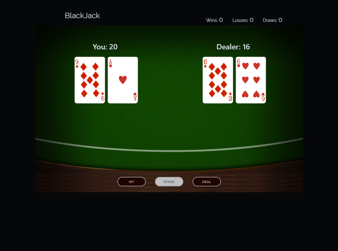 BlackJack Web game
